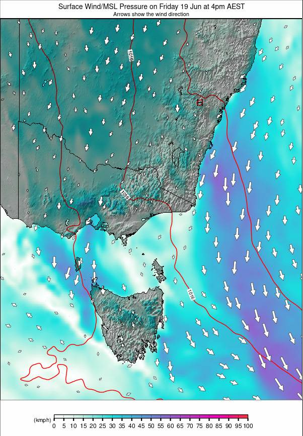 Australia - all SE weather map - click to go back to main thumbnail page