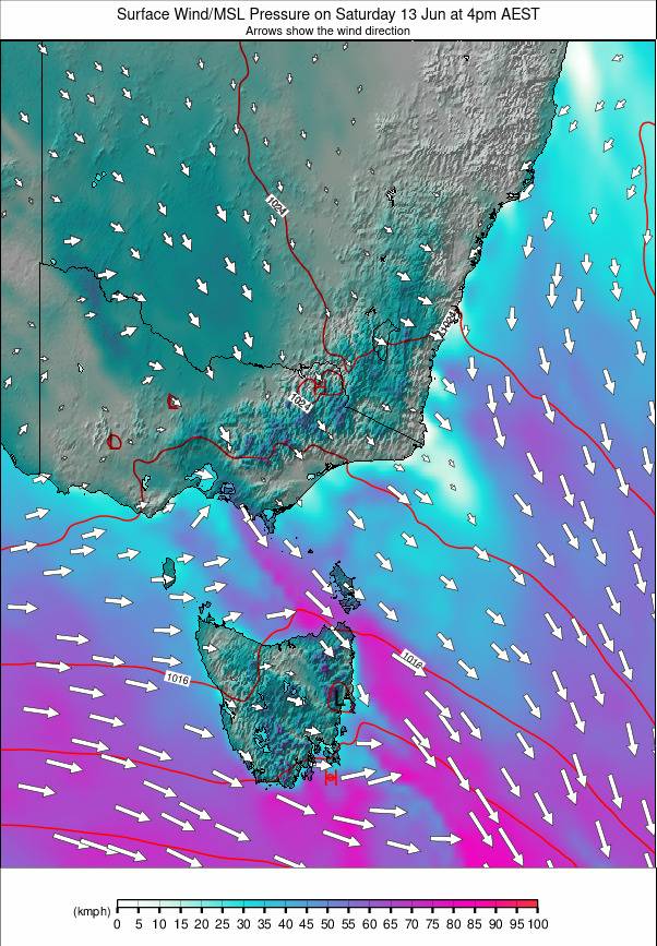 Australia - all SE weather map - click to go back to main thumbnail page