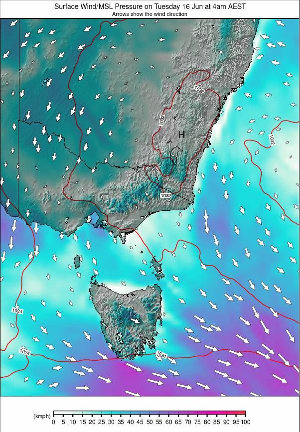 Australia - all SE weather map - click to go back to main thumbnail page