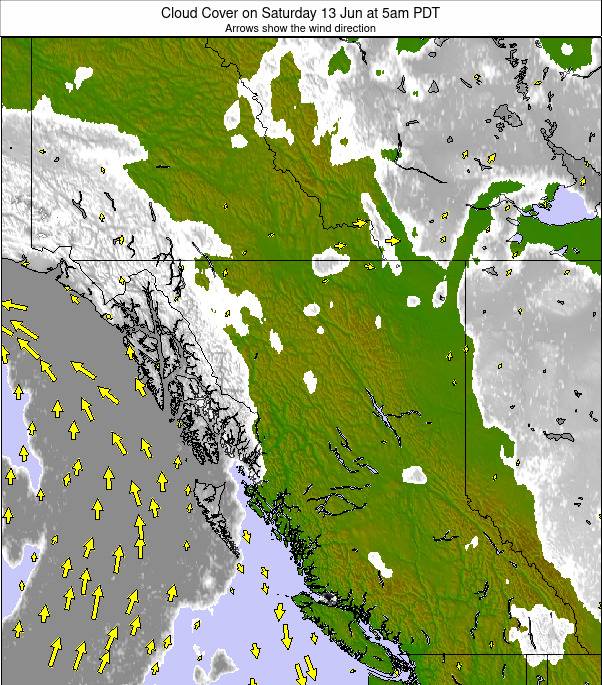 West Canada weather map - click to go back to main thumbnail page