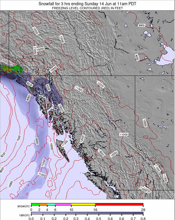 West Canada weather map - click to go back to main thumbnail page