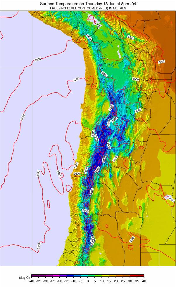 Bolivia weather map - click to go back to main thumbnail page