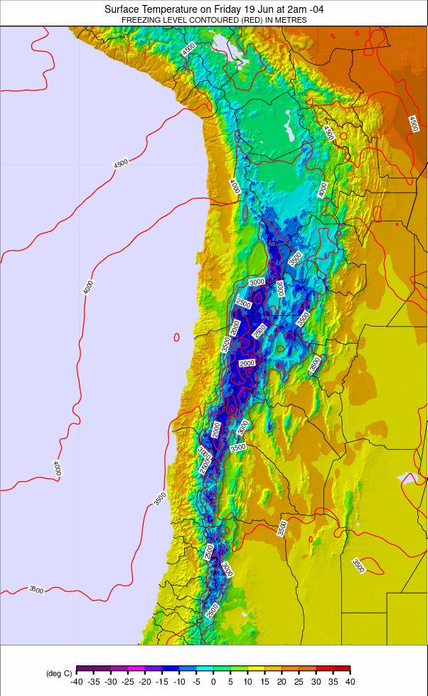 Bolivia weather map - click to go back to main thumbnail page