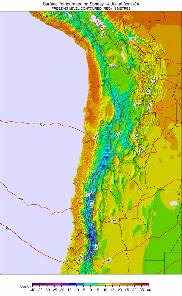 Bolivia weather map - click to go back to main thumbnail page