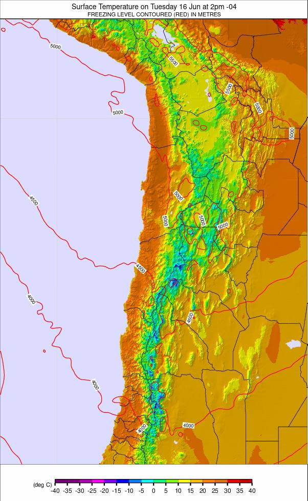 Bolivia weather map - click to go back to main thumbnail page