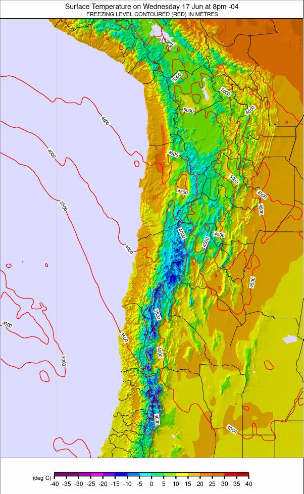 Bolivia weather map - click to go back to main thumbnail page