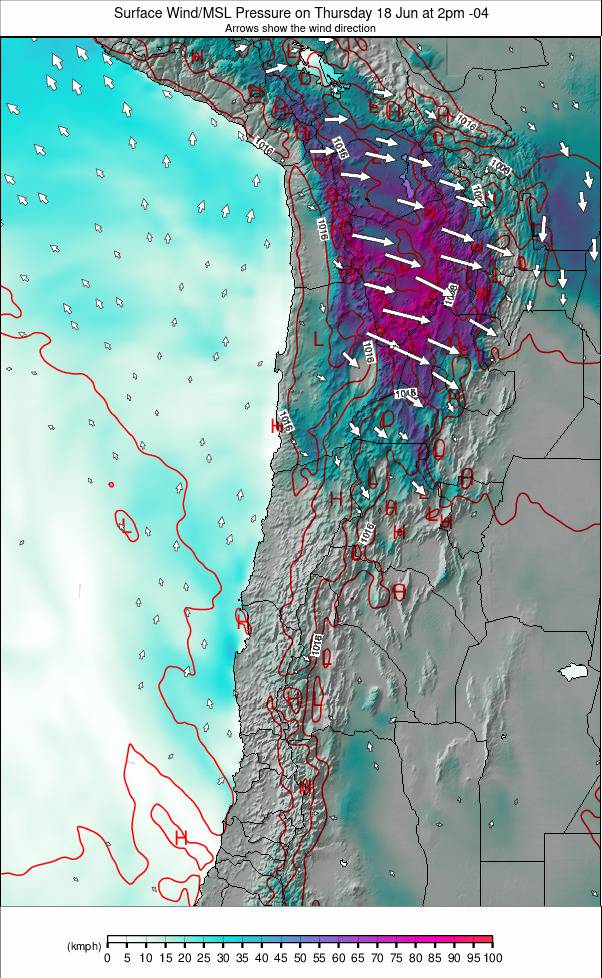 Bolivia weather map - click to go back to main thumbnail page
