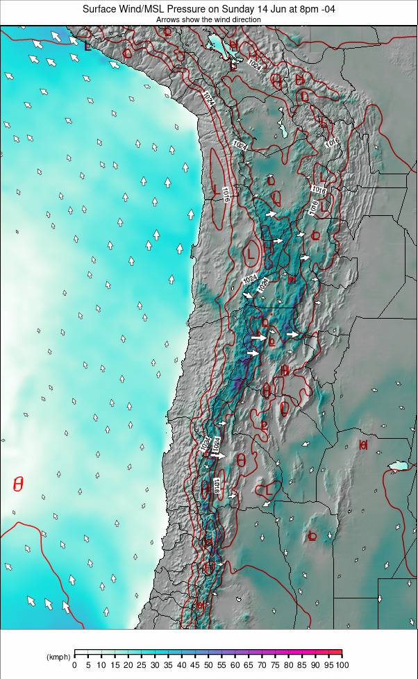 Bolivia weather map - click to go back to main thumbnail page