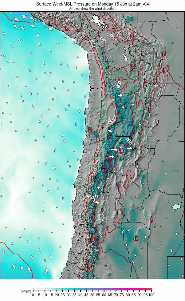 Bolivia weather map - click to go back to main thumbnail page