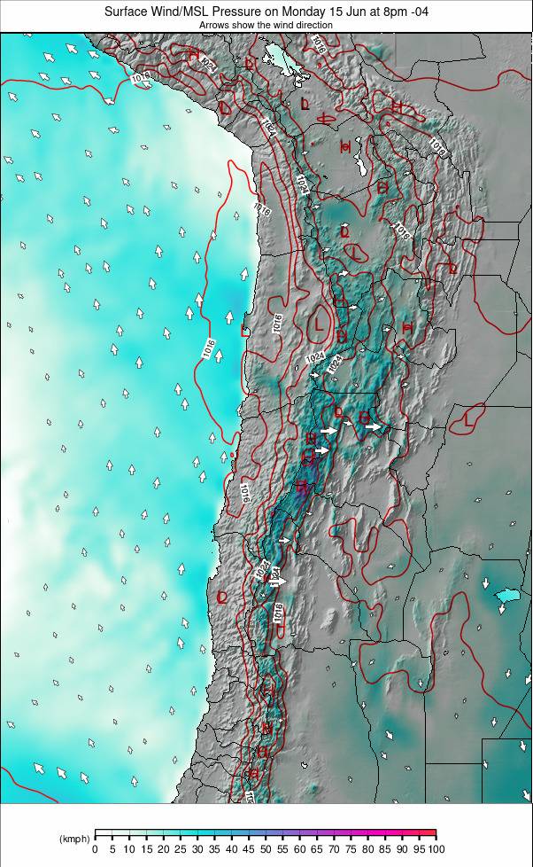 Bolivia weather map - click to go back to main thumbnail page