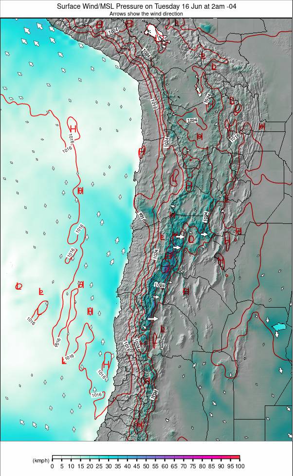 Bolivia weather map - click to go back to main thumbnail page