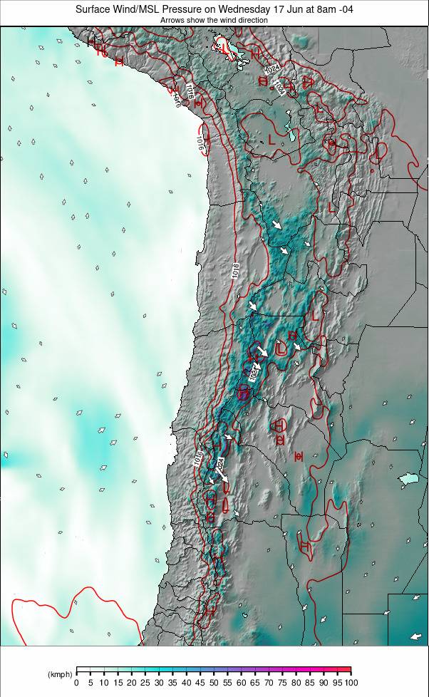 Bolivia weather map - click to go back to main thumbnail page