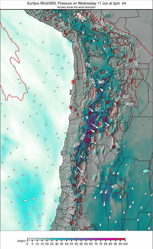 Bolivia weather map - click to go back to main thumbnail page