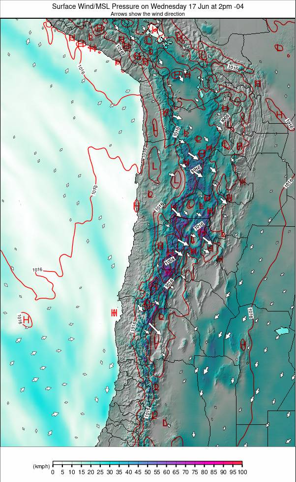 Bolivia weather map - click to go back to main thumbnail page