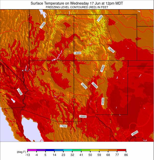 Colorado weather map - click to go back to main thumbnail page