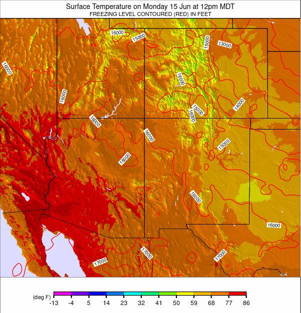 Colorado weather map - click to go back to main thumbnail page