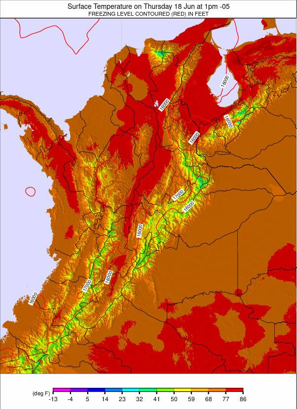Colombia weather map - click to go back to main thumbnail page