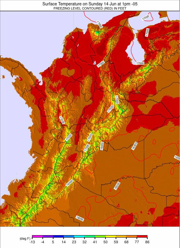 Colombia weather map - click to go back to main thumbnail page