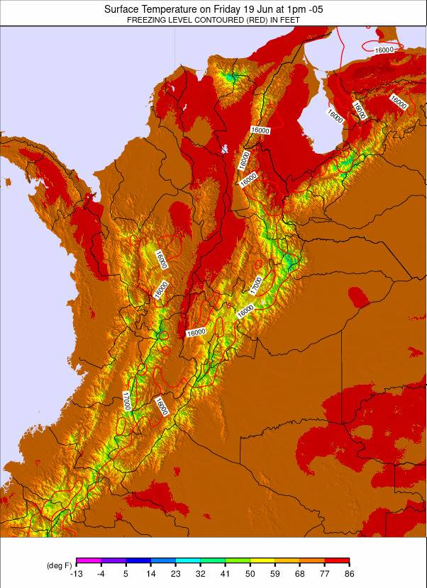Colombia weather map - click to go back to main thumbnail page