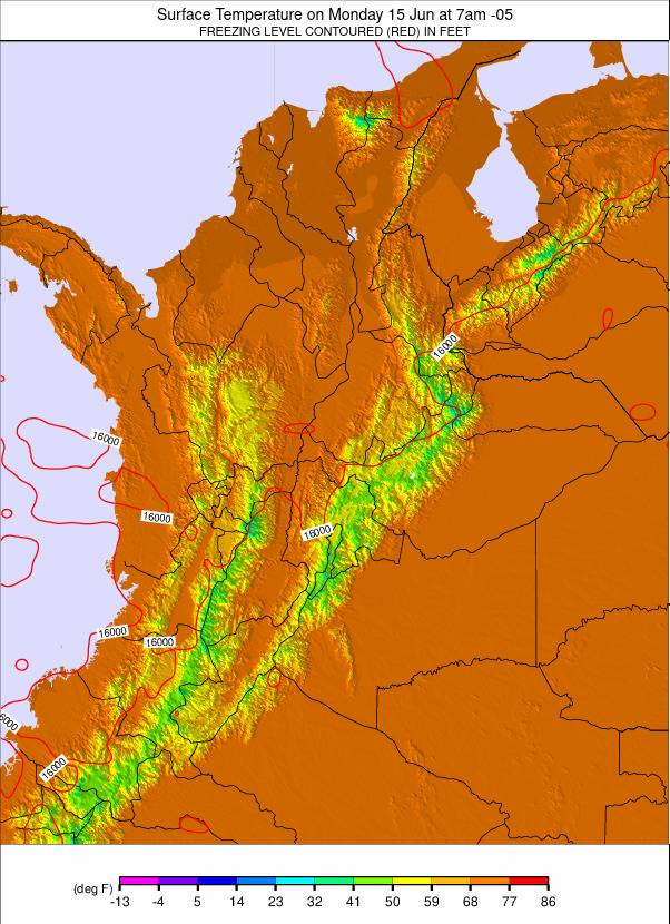 Colombia weather map - click to go back to main thumbnail page