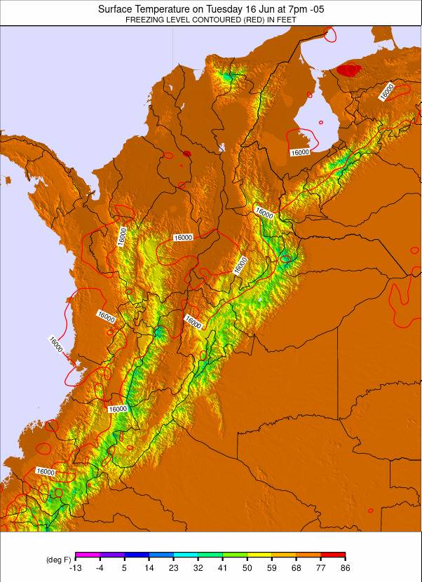 Colombia weather map - click to go back to main thumbnail page