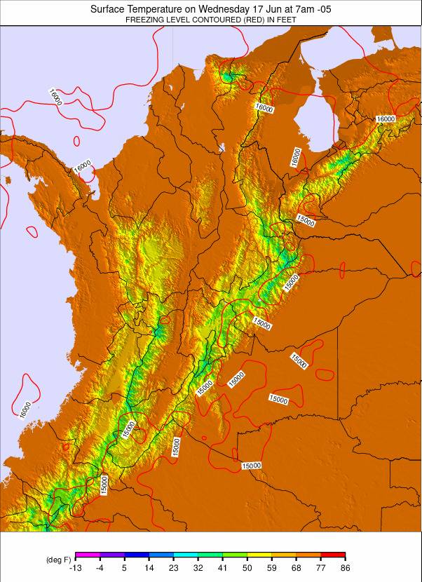 Colombia weather map - click to go back to main thumbnail page