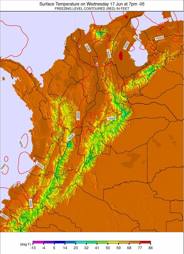 Colombia weather map - click to go back to main thumbnail page
