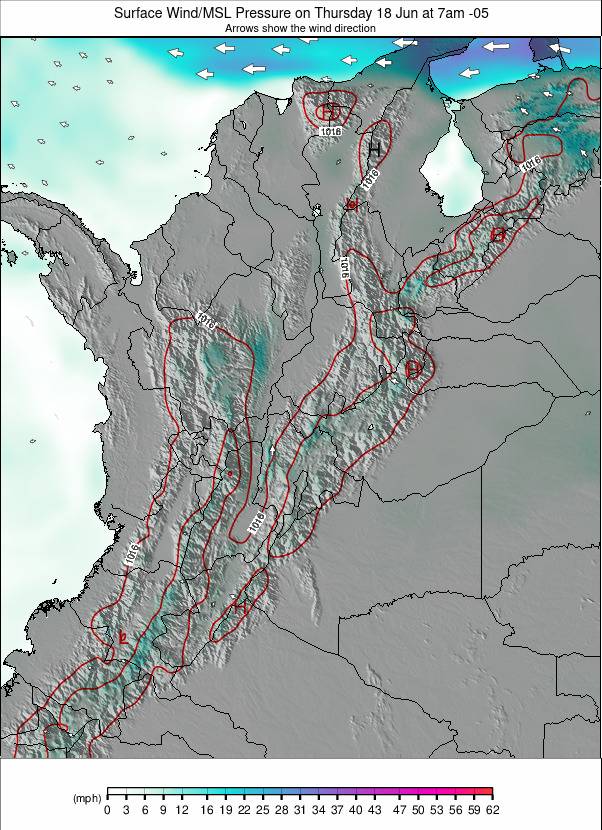 Colombia weather map - click to go back to main thumbnail page