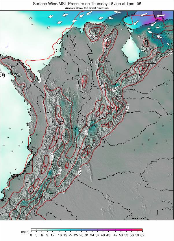Colombia weather map - click to go back to main thumbnail page
