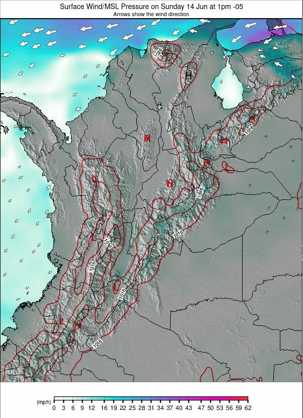 Colombia weather map - click to go back to main thumbnail page