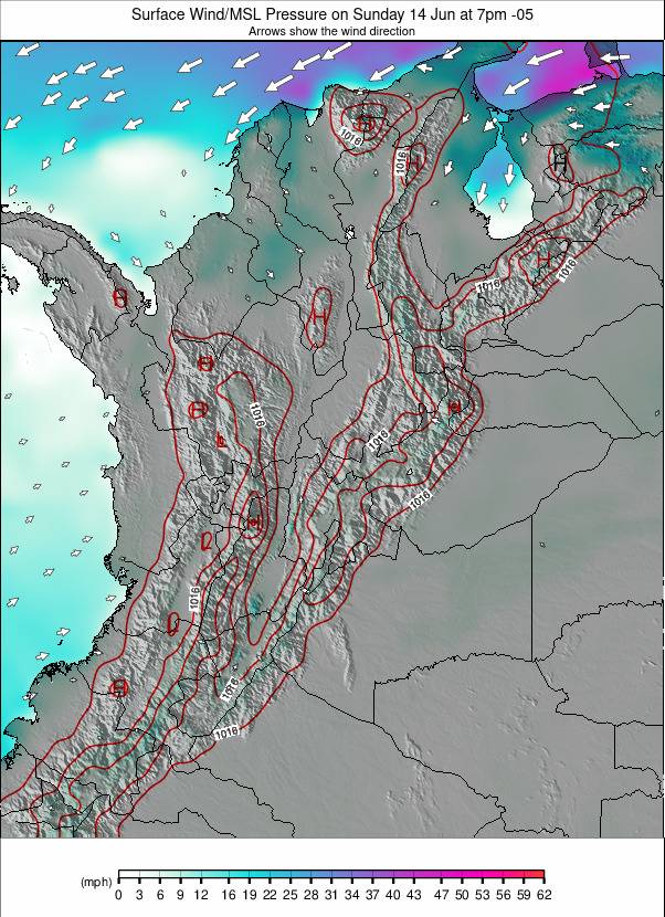 Colombia weather map - click to go back to main thumbnail page
