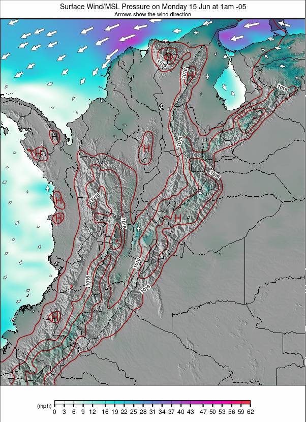 Colombia weather map - click to go back to main thumbnail page