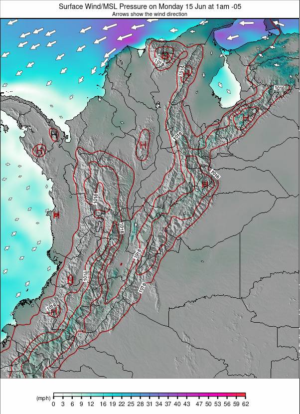 Colombia weather map - click to go back to main thumbnail page