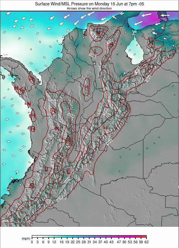 Colombia weather map - click to go back to main thumbnail page