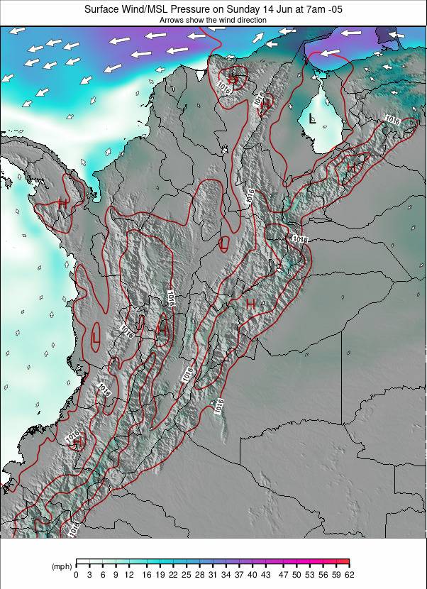 Colombia weather map - click to go back to main thumbnail page