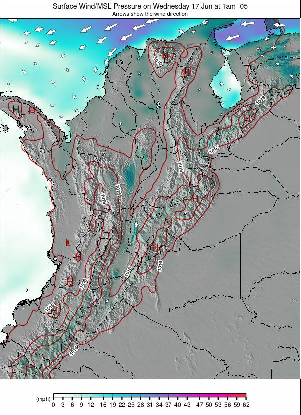 Colombia weather map - click to go back to main thumbnail page
