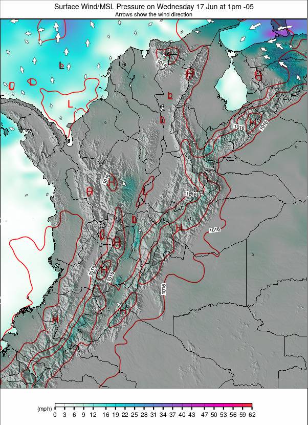 Colombia weather map - click to go back to main thumbnail page