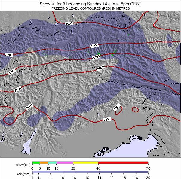 Eastern Alps weather map - click to go back to main thumbnail page