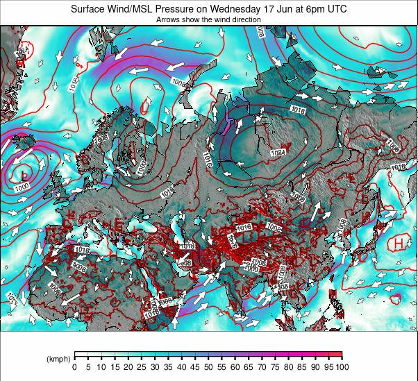Eurasia weather map - click to go back to main thumbnail page