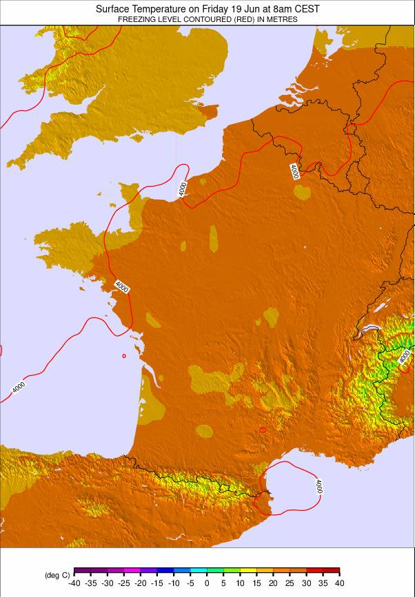 France weather map - click to go back to main thumbnail page