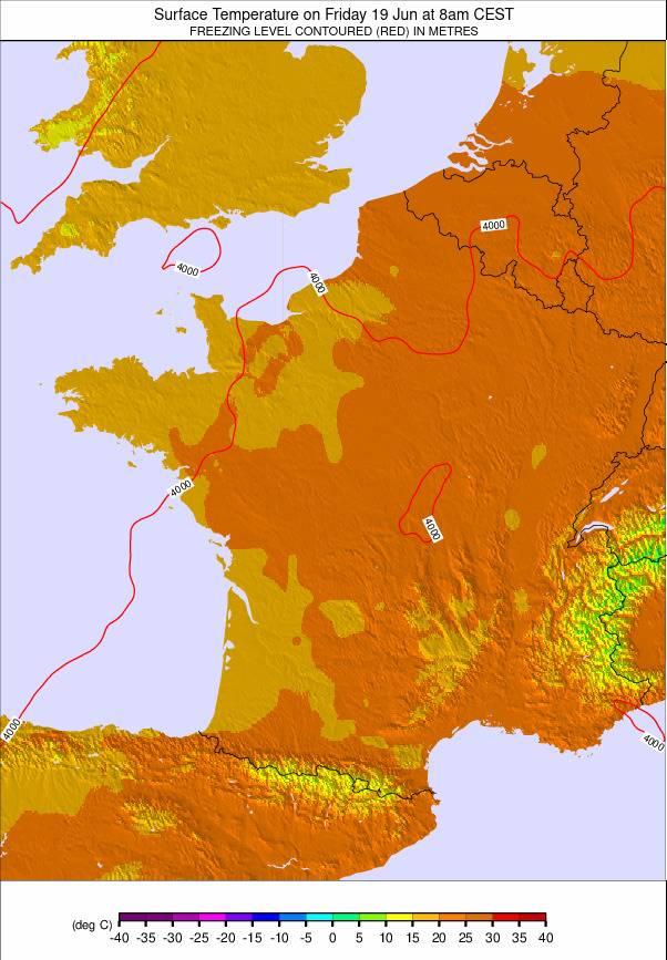 France weather map - click to go back to main thumbnail page