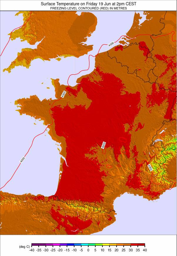 France weather map - click to go back to main thumbnail page