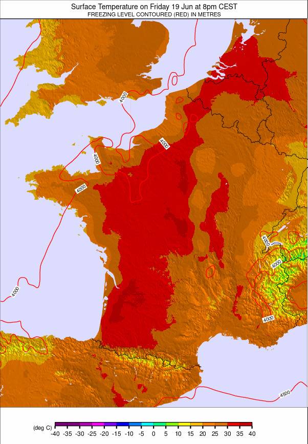 France weather map - click to go back to main thumbnail page
