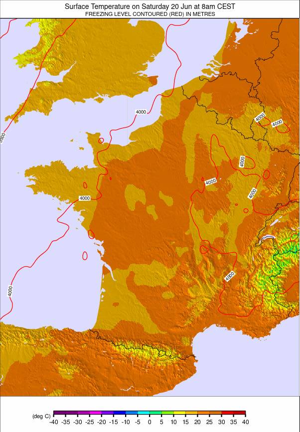 France weather map - click to go back to main thumbnail page