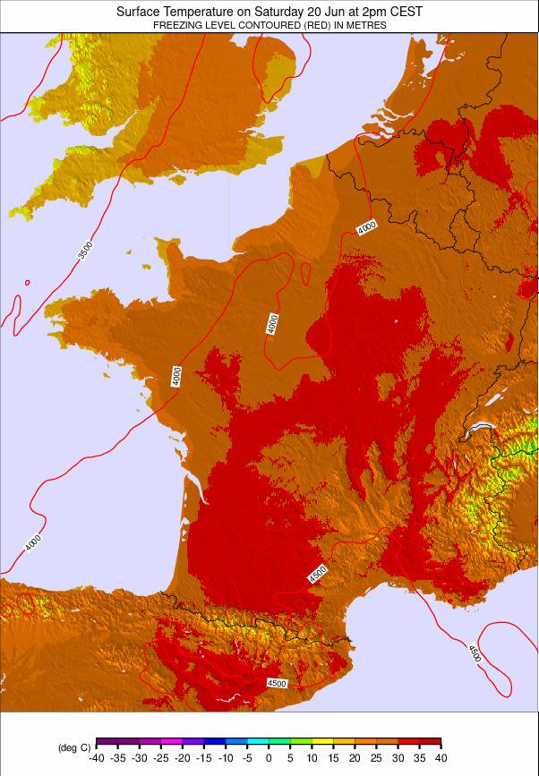 France weather map - click to go back to main thumbnail page