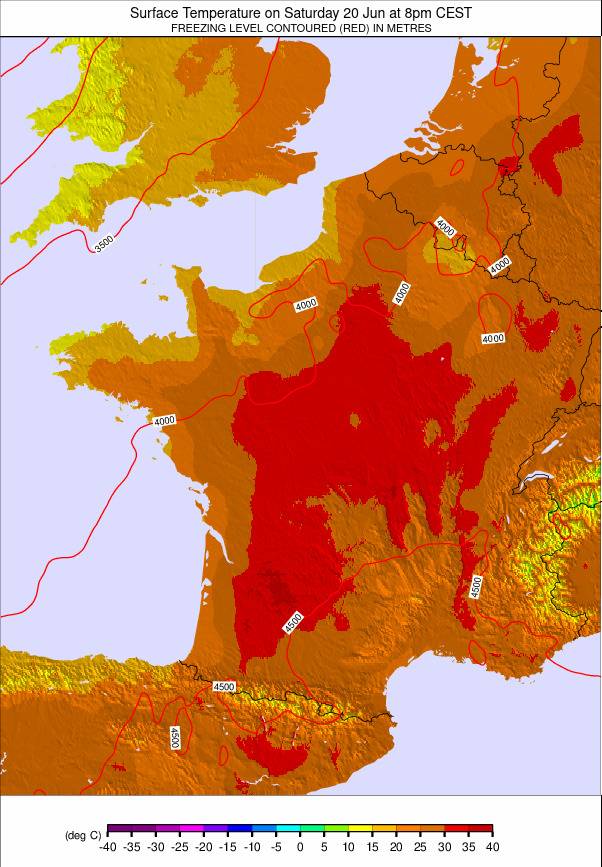 France weather map - click to go back to main thumbnail page