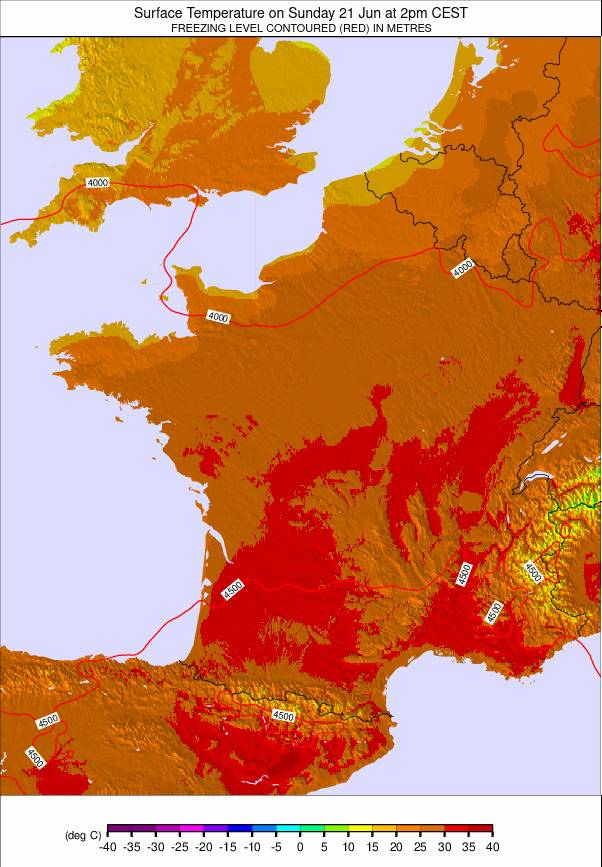 France weather map - click to go back to main thumbnail page