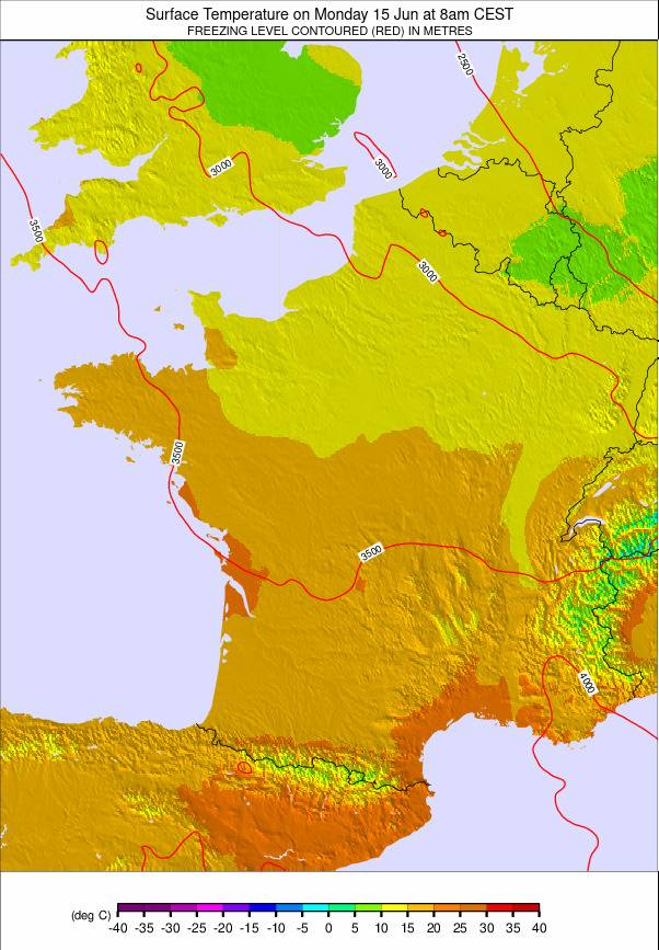France weather map - click to go back to main thumbnail page