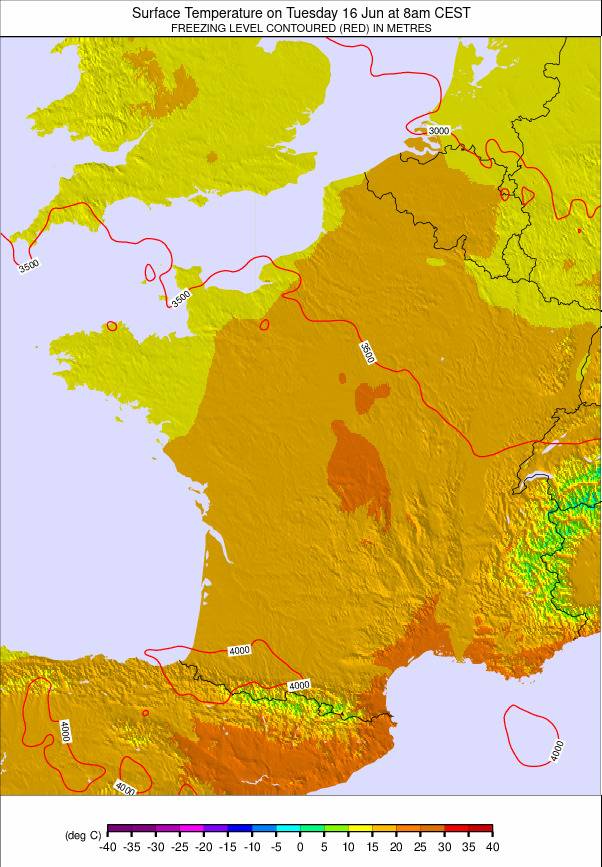 France weather map - click to go back to main thumbnail page