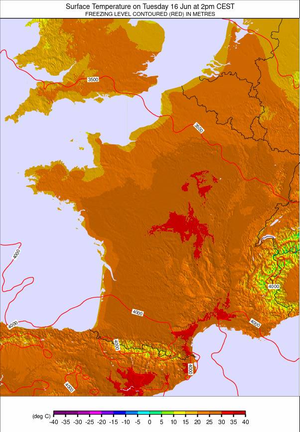 France weather map - click to go back to main thumbnail page